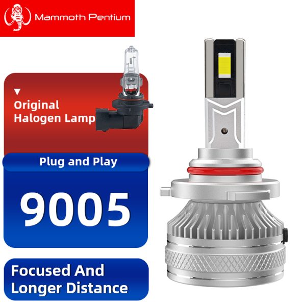P65 9005 65W 6500LM White LED Headlight Bulbs 2Pcs MAMMOTH®
