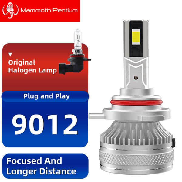 P65 9012 65W 6500LM White LED Headlight Bulbs 2Pcs MAMMOTH®