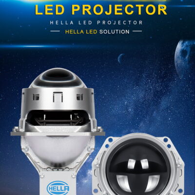 HELLA 6PLUS 55W/65W 6000K White LED Projector Lens 2Pcs HELLA®