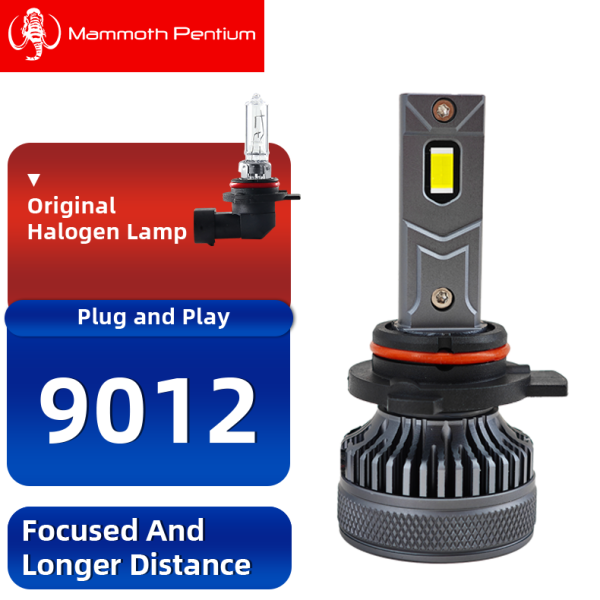 M700 9012 70W 7000LM White LED Headlight Bulbs 2Pcs MAMMOTH®