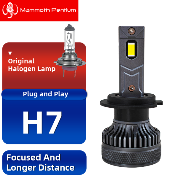 M700 H7 70W 7000LM White LED Headlight Bulbs 2Pcs MAMMOTH®